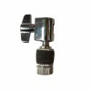 Close-up of Tama hi-hat clutch for drum cymbals.