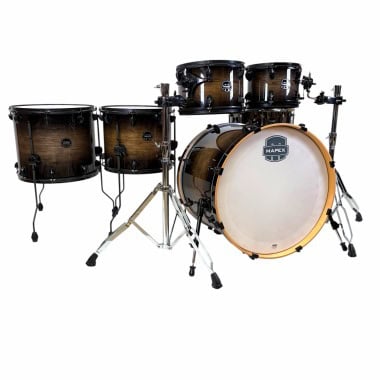 Mapex Armory 22-inch drum shell pack with toms and snare.
