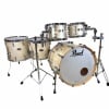 Pearl Reference Pure 22-inch drum shell pack with hardware and cymbals.
