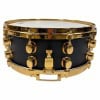Mapex Black Panther 14x5.5in Maple Snare Drum with gold hardware.