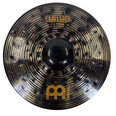 Meinl Classics Custom Dark 20-inch ride cymbal for drummers and percussionists.