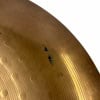 Close-up of Zildjian 18in China cymbal showing surface details and patina.
