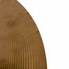 Close-up of Zildjian 18in China cymbal showing detailed ridges and surface texture.