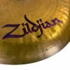 Close-up of Zildjian Edge 18in China cymbal with logo visible.