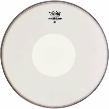 Remo Controlled Sound Coated 13in Drum Head with White Dot