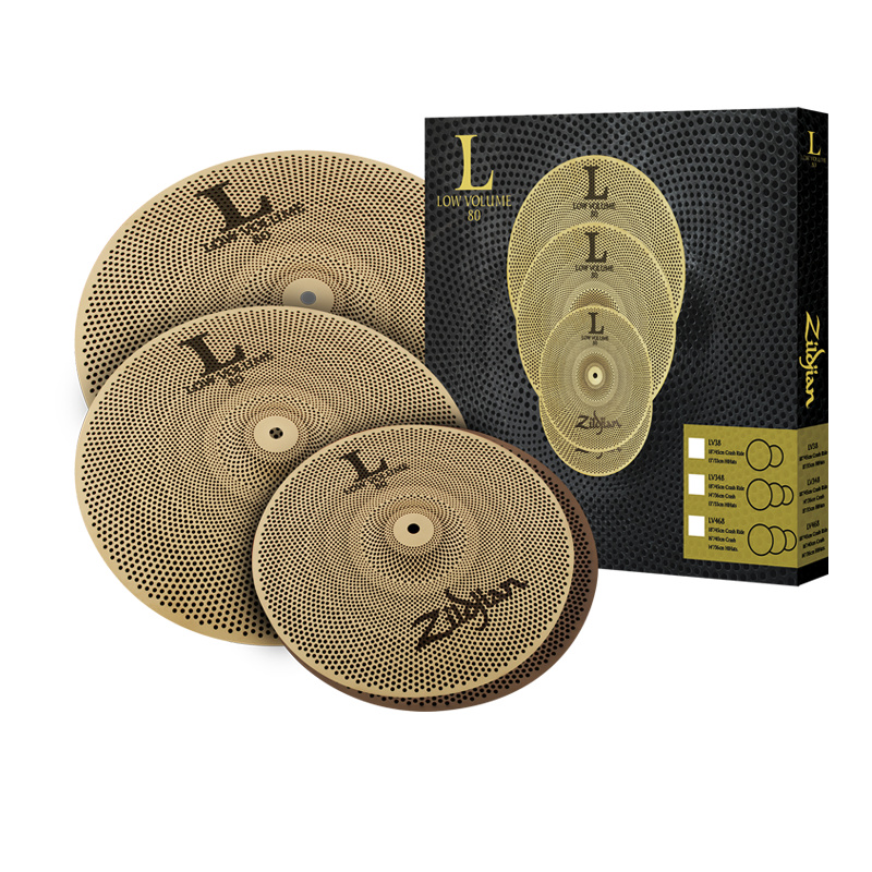 Zildjian L80 Low Volume 468 Cymbal Set 4