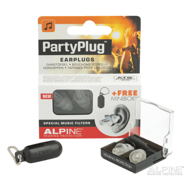 Alpine PartyPlug Earplugs – Translucent