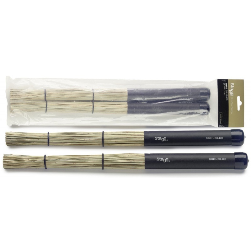 Stagg SBRU30-RS Straw Brushes 3