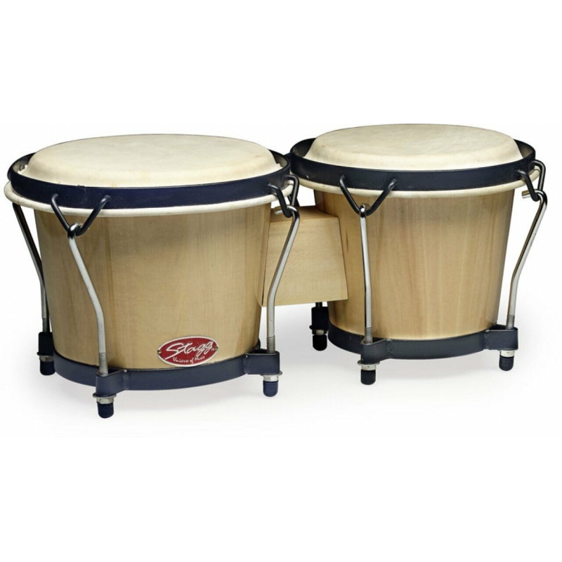 Stagg 6+7in Traditional Bongos – Natural 3