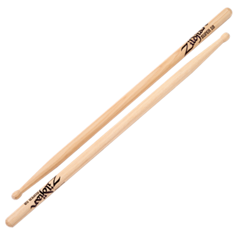 Zildjian Hickory Super 5B Sticks – Wood Tip