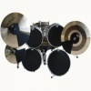 Mapex Tornado 22 Rock Fusion Drum Kit with QT Silencer Set – Royal Blue 11