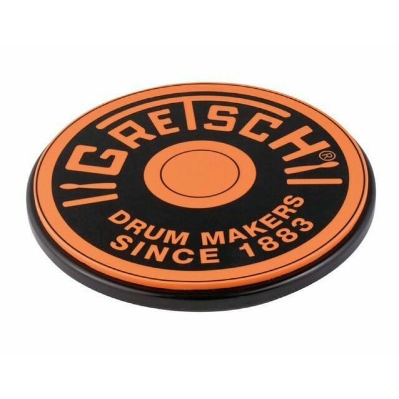 Gretsch Orange Logo Practice Pad – 6in 5