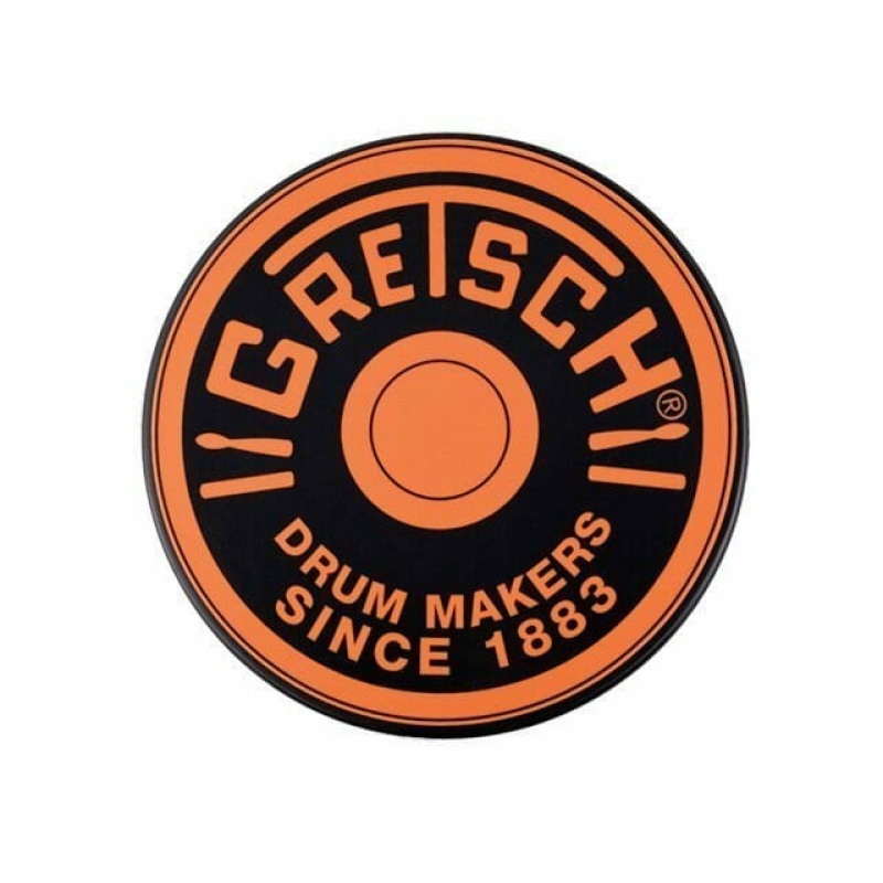 Gretsch Orange Logo Practice Pad – 6in 4