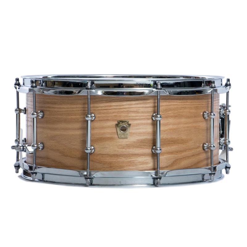 Ludwig Classic Maple 14×6.5in Snare – Satin Natural Oak with Tube Lugs 4