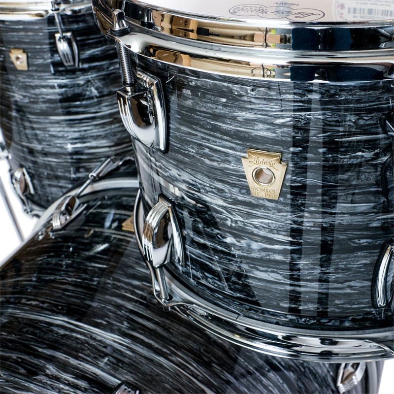Ludwig Classic Maple 20in Downbeat 3pc Shell Pack – Vintage Black Oyster 6