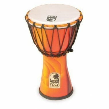 Toca 7in Synergy Freestyle Djembe, Rope Tuned, Fiesta