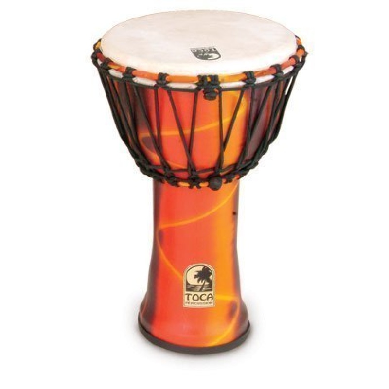Toca 9in Synergy Freestyle Djembe, Rope Tuned, Fiesta 3