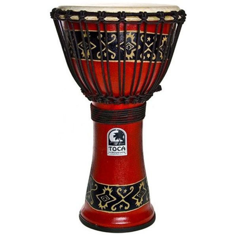 Toca Synergy Freestyle 9in Djembe – Bali Red 4